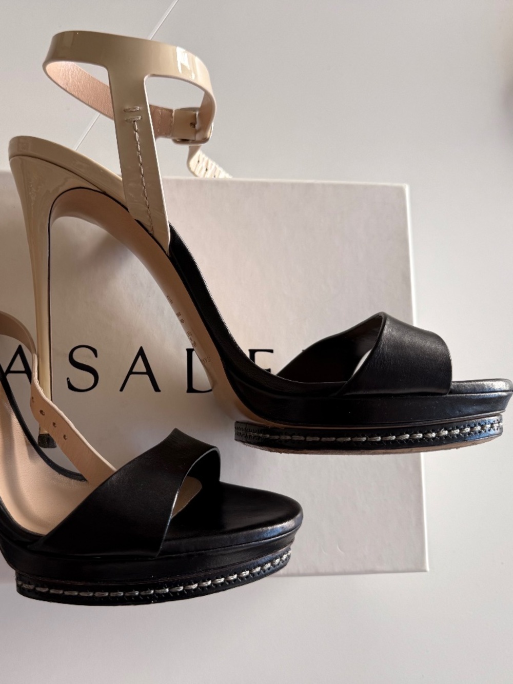 Casadei Tiffany High Heels Sandals Size IT 40